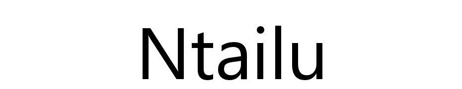 Microsoft New Tai Lue Yazı tipi ücretsiz indir